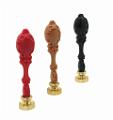 fancy resin handle seal  80-056-15 (red - bk-brown)